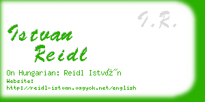 istvan reidl business card